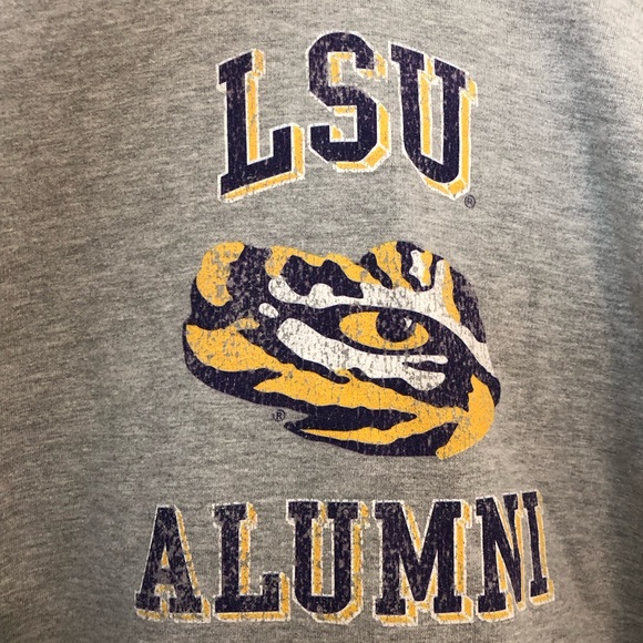 LSU Alumni Hoodie, Gray, Size Medium - Picture 2 of 3